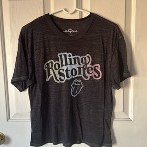 American Eagle Rolling Stones Black Graphic T-Shirt